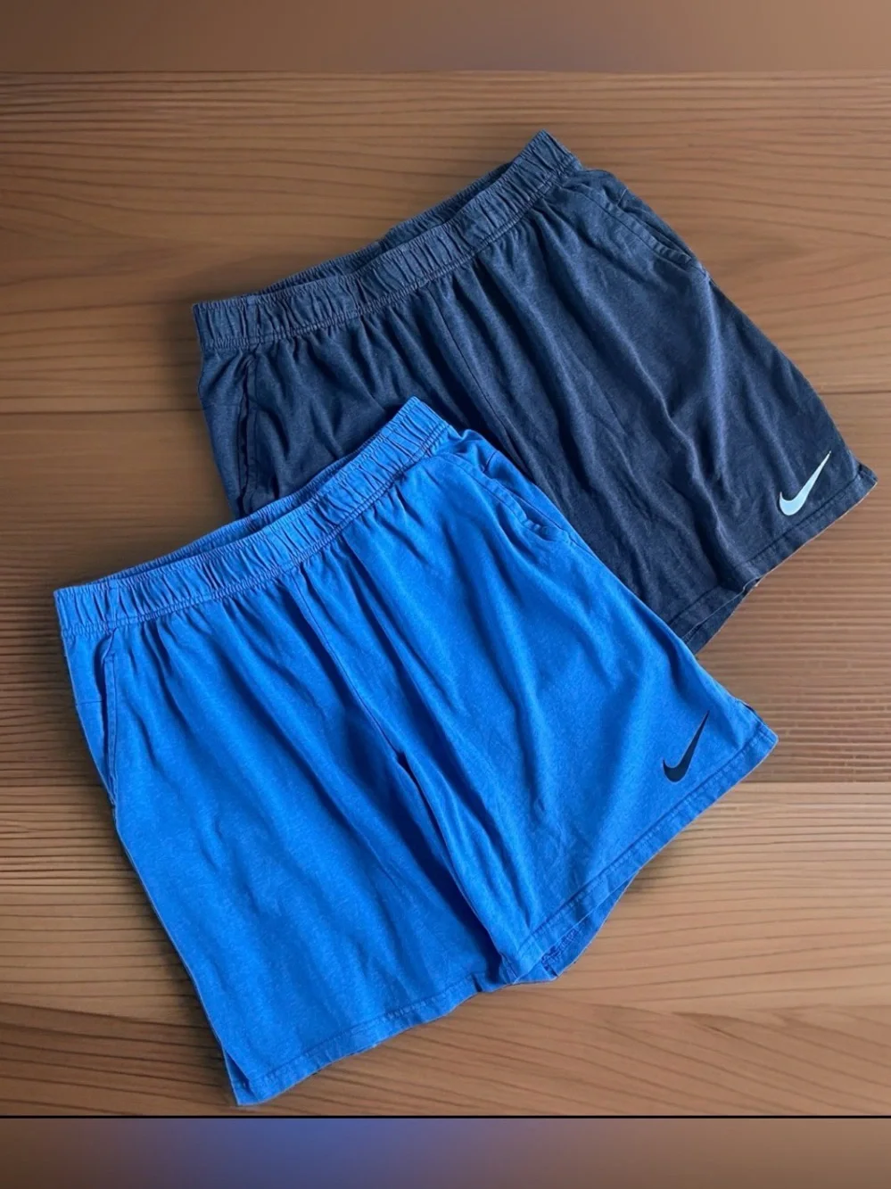 Nike Mens Dri-Fit 8” Cotton Blend Training Shorts CJ2044 Size Large LOT of Two